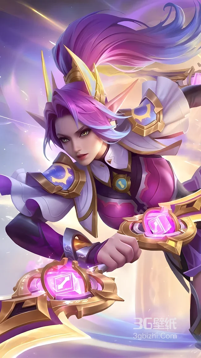 英雄联盟 黛安娜·双剑幻光 奇幻唯美风 热门竖屏壁纸1