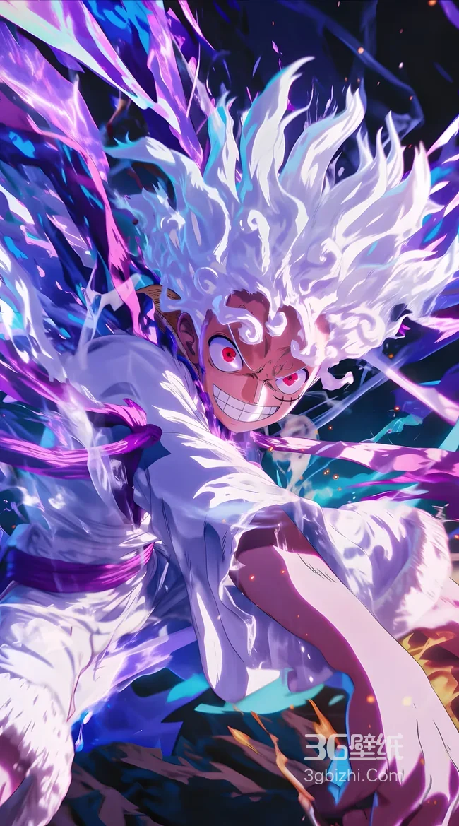 蒙奇·D·路飞·尼卡形态 二次元热血风 海贼王动漫高燃壁纸1