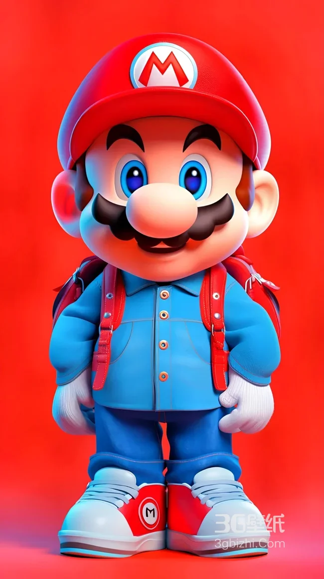 马里奥·3D写实风（超级马里奥角色）热门手机壁纸1