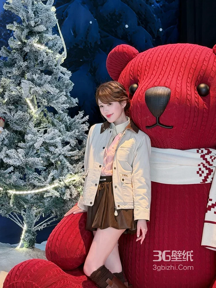 赵露思·时尚优雅风 卡其外套穿搭 明星活动高清图5