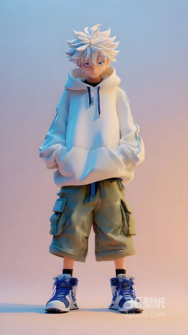 奇犽·揍敌客 3D写实风 全职猎人超酷手机壁纸1