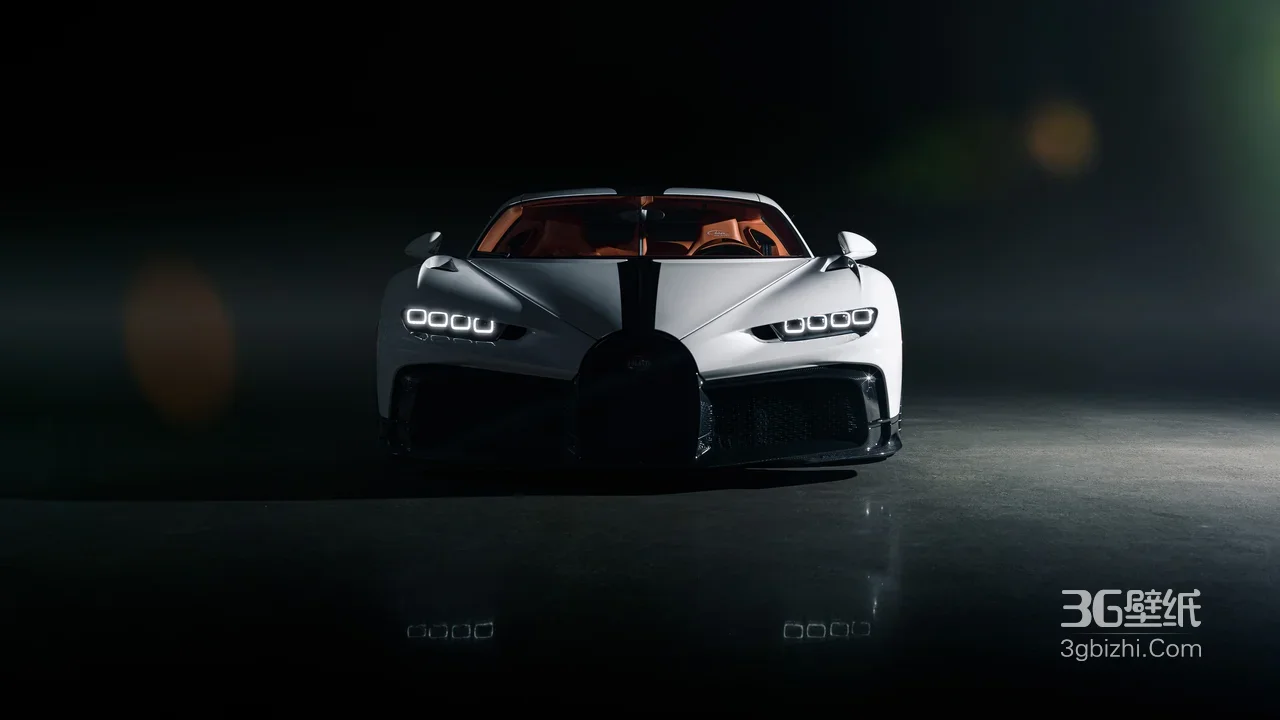 布加迪跑车·暗黑科技风 超跑电脑壁纸高画质1