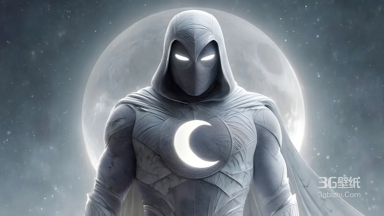 月光骑士·月徽闪耀 暗黑写实风 漫威影视电脑壁纸1