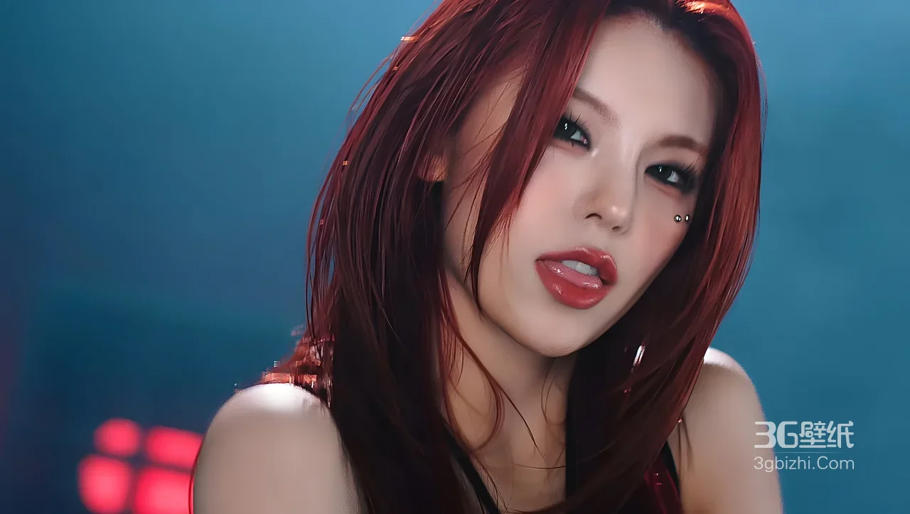 申留真(ITZY)·红发酷飒 K - pop时尚电脑壁纸（高热度）1