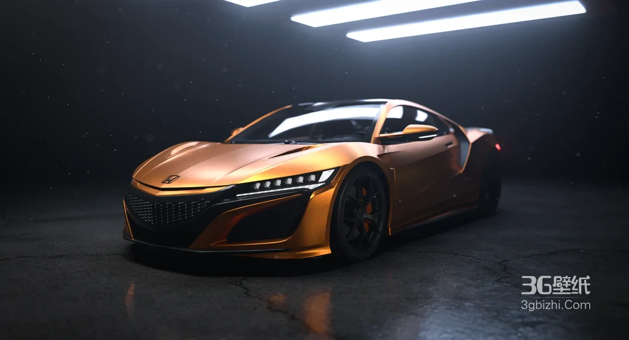 讴歌NSX超跑·暗黑写实风·高质感超跑电脑壁纸精选1