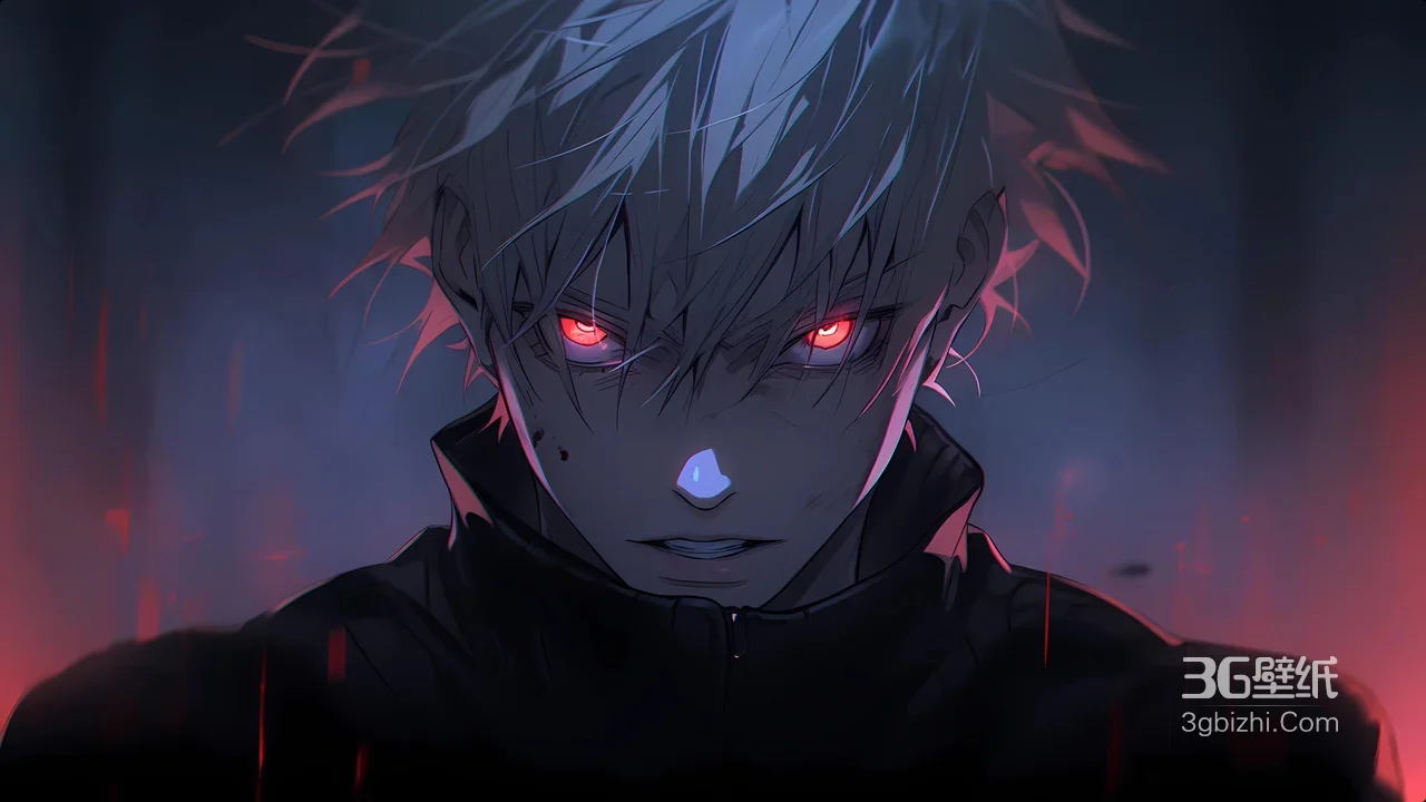 金木研·赫眼觉醒 暗黑二次元东京喰种超燃电脑壁纸（暗黑动漫人物壁纸）1