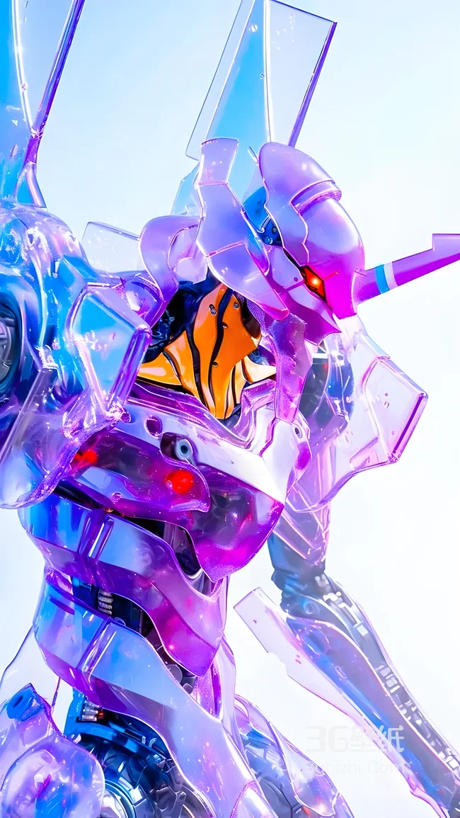 EVA初号机·透明炫彩机甲 新世纪福音战士壁纸1
