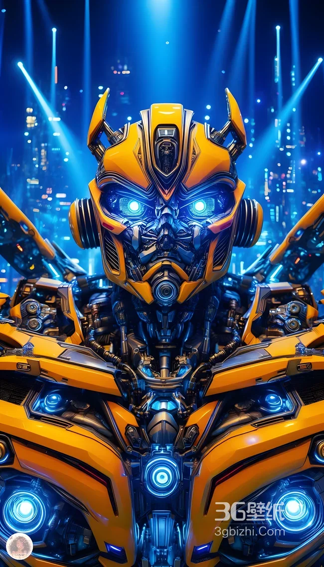大黄蜂·机械战甲赛博朋克风 变形金刚影视高燃手机壁纸1