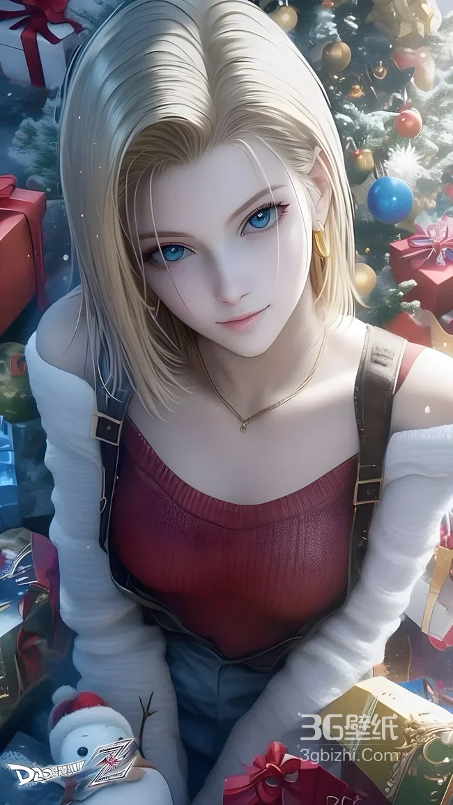 人造人18号·圣诞场景 写实唯美风 龙珠Z 圣诞壁纸精选1