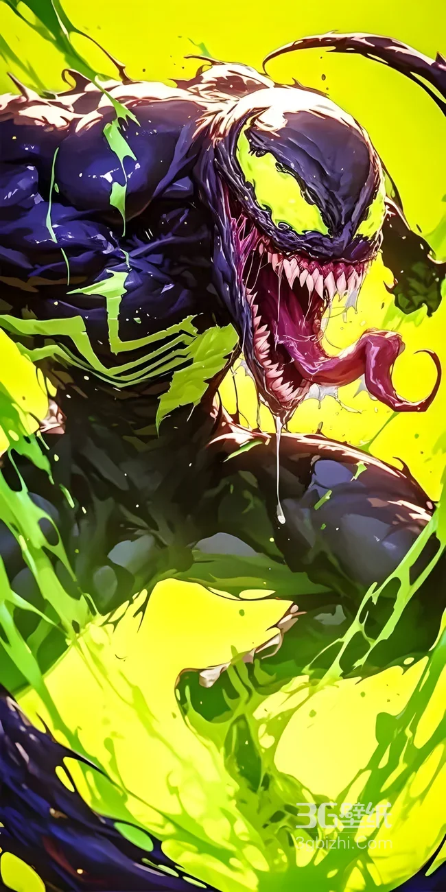 毒液·荧光共生体 暗黑炫酷漫威动漫风 高人气个性壁纸1