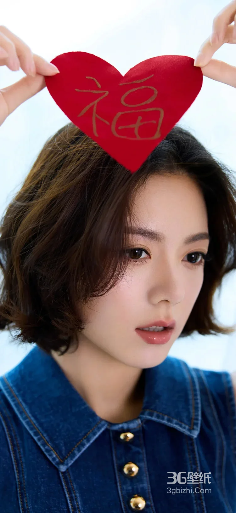 赵今麦·短发牛仔造型 时尚氛围感写真 明星时尚美图2