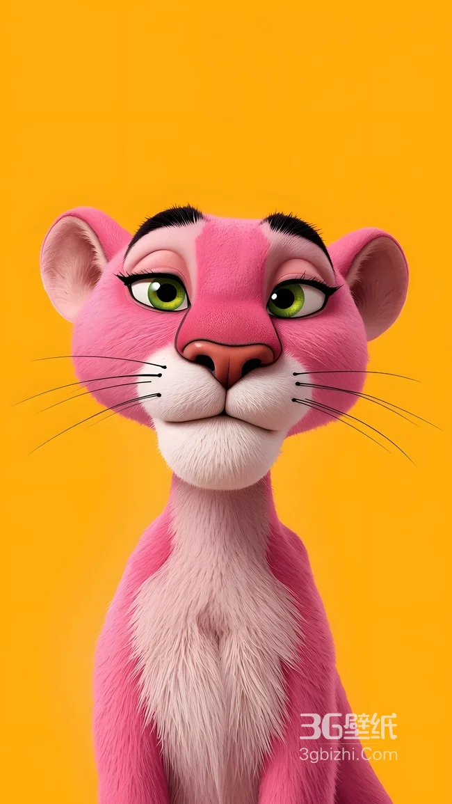 粉红豹·拟人拟真风 高人气萌系壁纸1