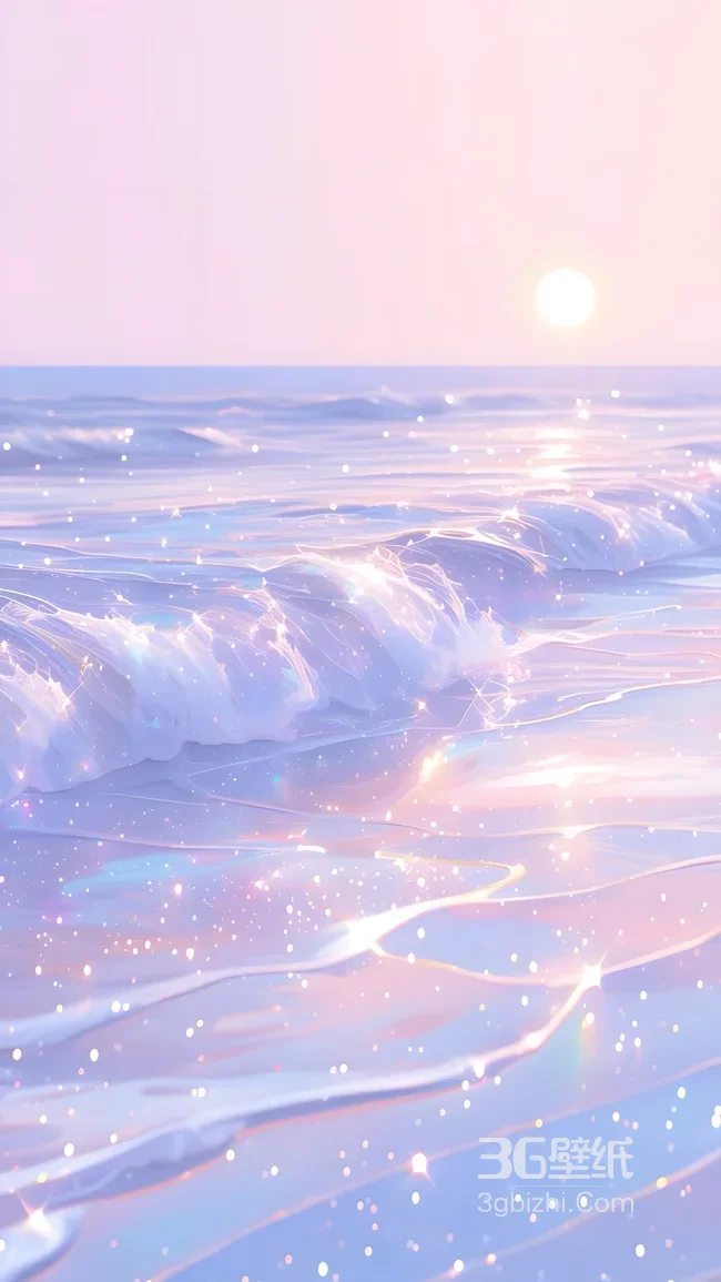 海浪日出·梦幻唯美 童话海边星光波光壁纸1