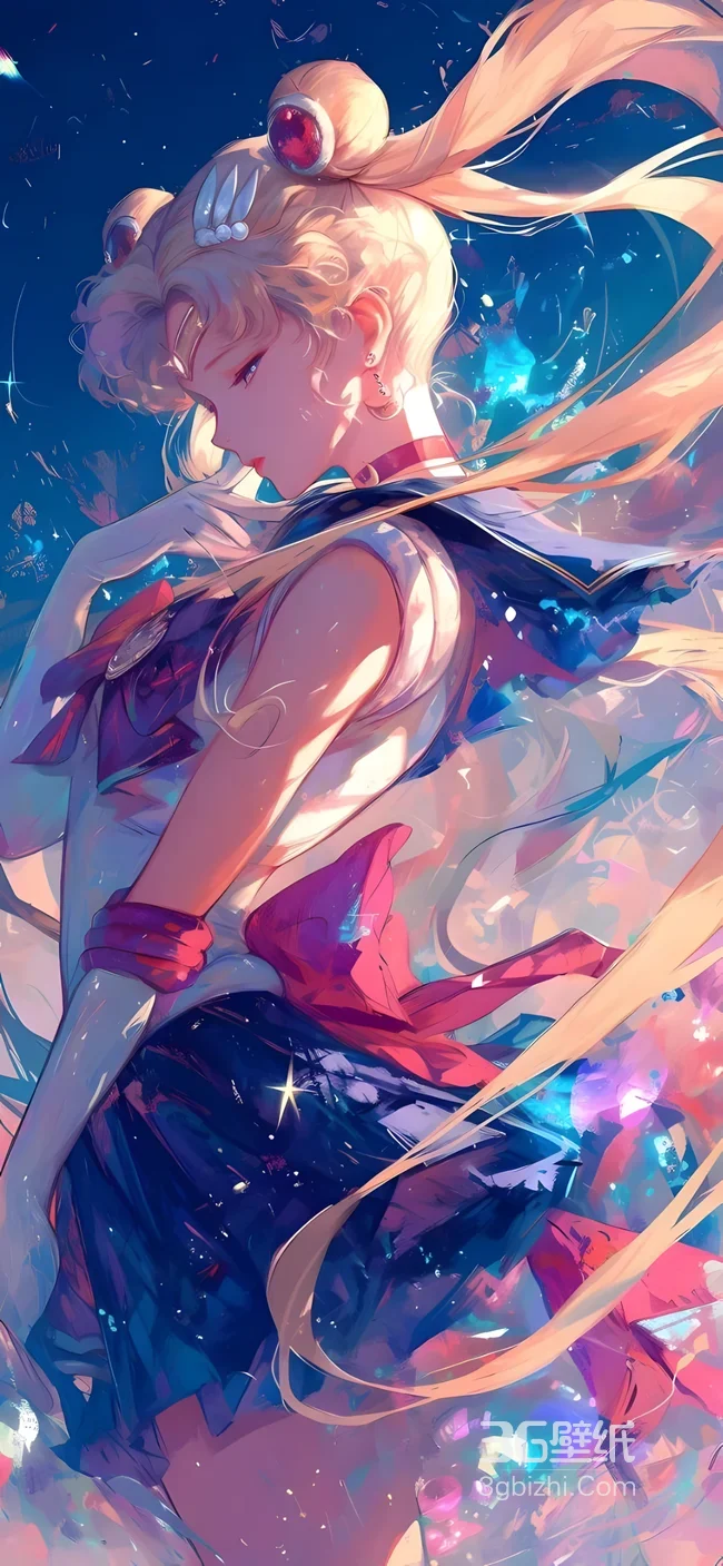 月野兔·双马尾水手服 唯美梦幻风 美少女战士壁纸1