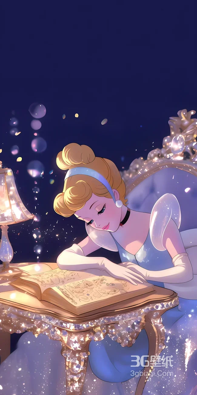 灰姑娘·梦幻鎏金风 迪士尼动画手机壁纸1