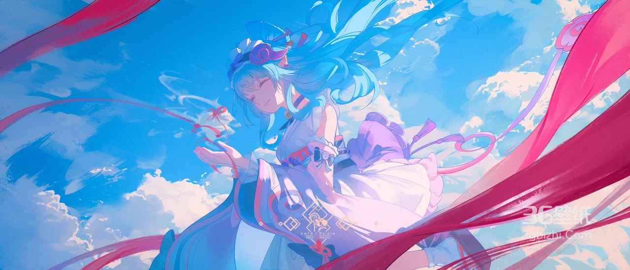 原神甘雨·唯美国风二次元·游戏宽屏车机壁纸1