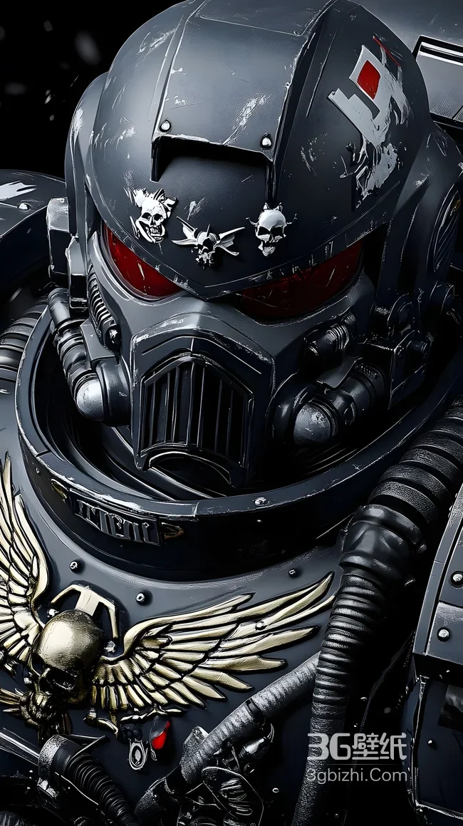战锤40K星际战士·暗黑硬核动力装甲 高质感游戏壁纸1