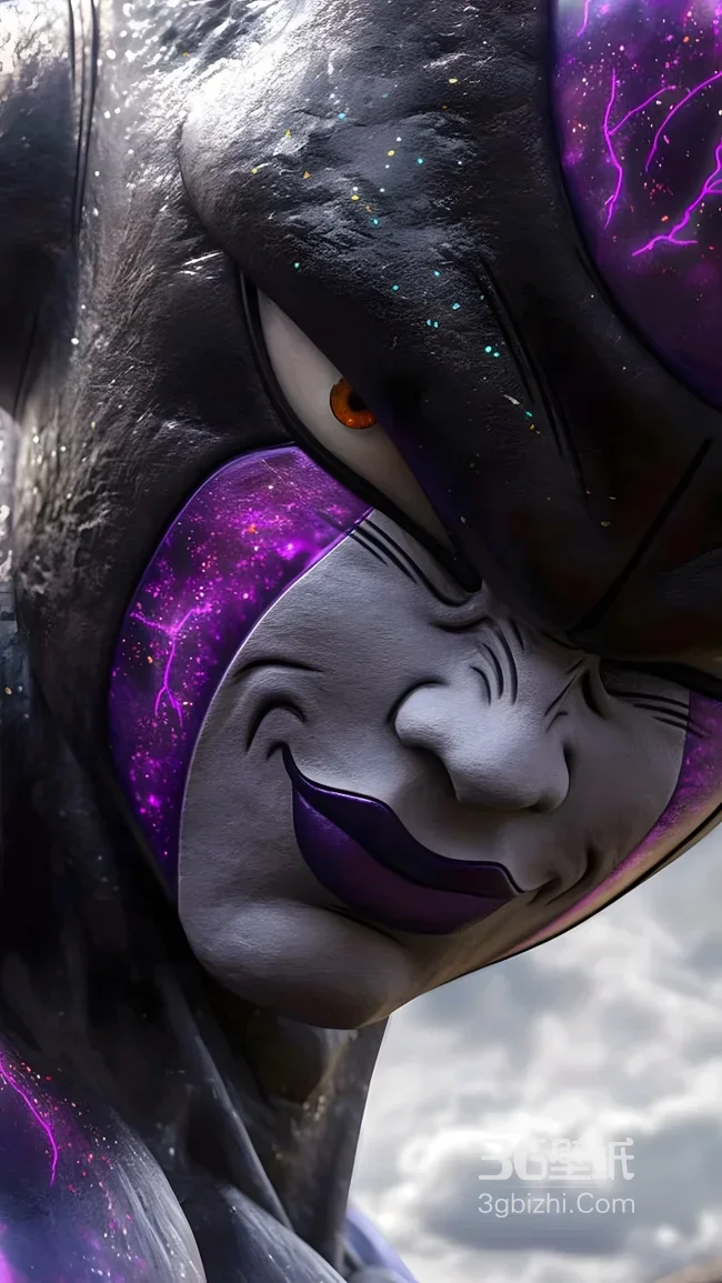 弗利萨·星空紫电暗黑写实 龙珠动漫超燃手机壁纸1