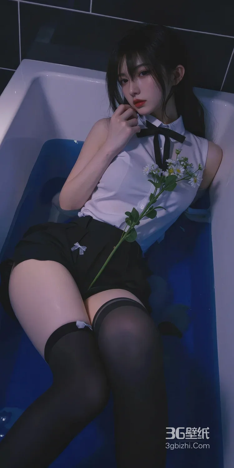 气质女生·黑裙黑丝私房性感风 高人气女生写真参考7