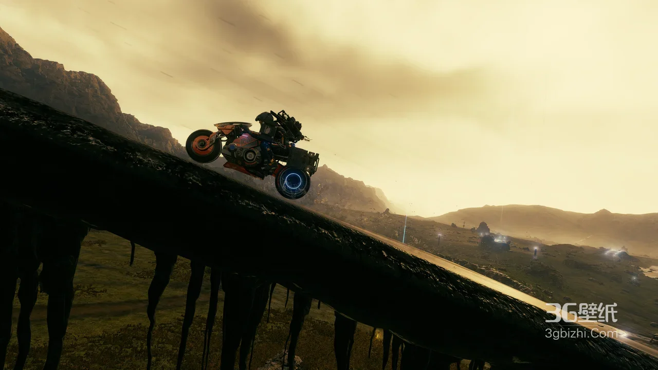 死亡搁浅·科幻摩托末世驰骋 高人气游戏场景壁纸1