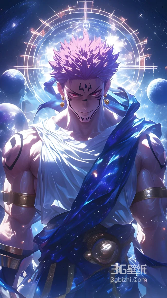 两面宿傩·星空神格化 科幻奇幻风《咒术回战》壁纸1