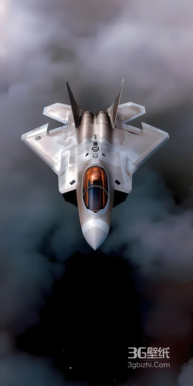 F22隐身战机·写实科幻风·军事航空超酷战机手机壁纸1