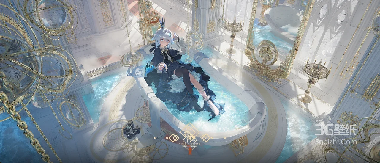 鸣潮·散华·奢华水殿 唯美二次元游戏宽屏壁纸1