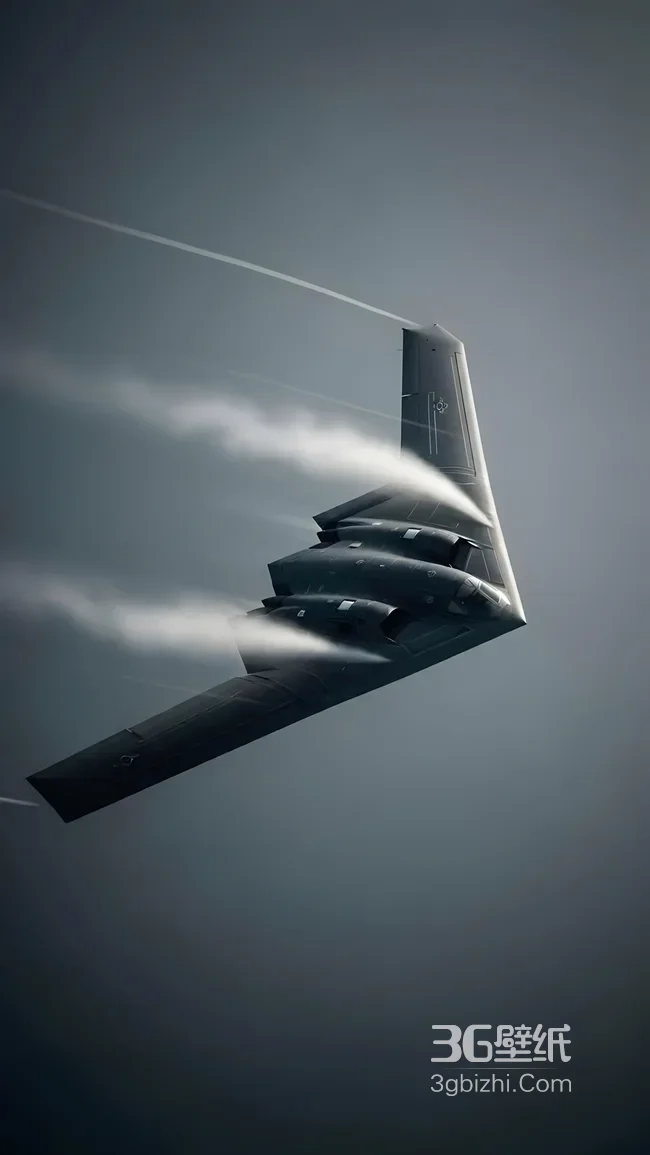 B-2隐身轰炸机·暗黑写实风 高空威慑军事壁纸热款1