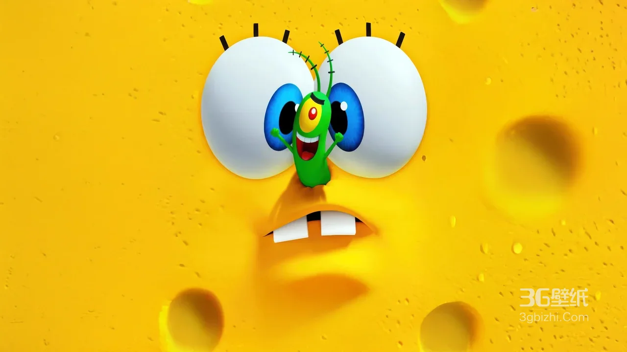 海绵宝宝·痞老板搞怪 卡通动漫风 海绵宝宝动画电脑壁纸精选1