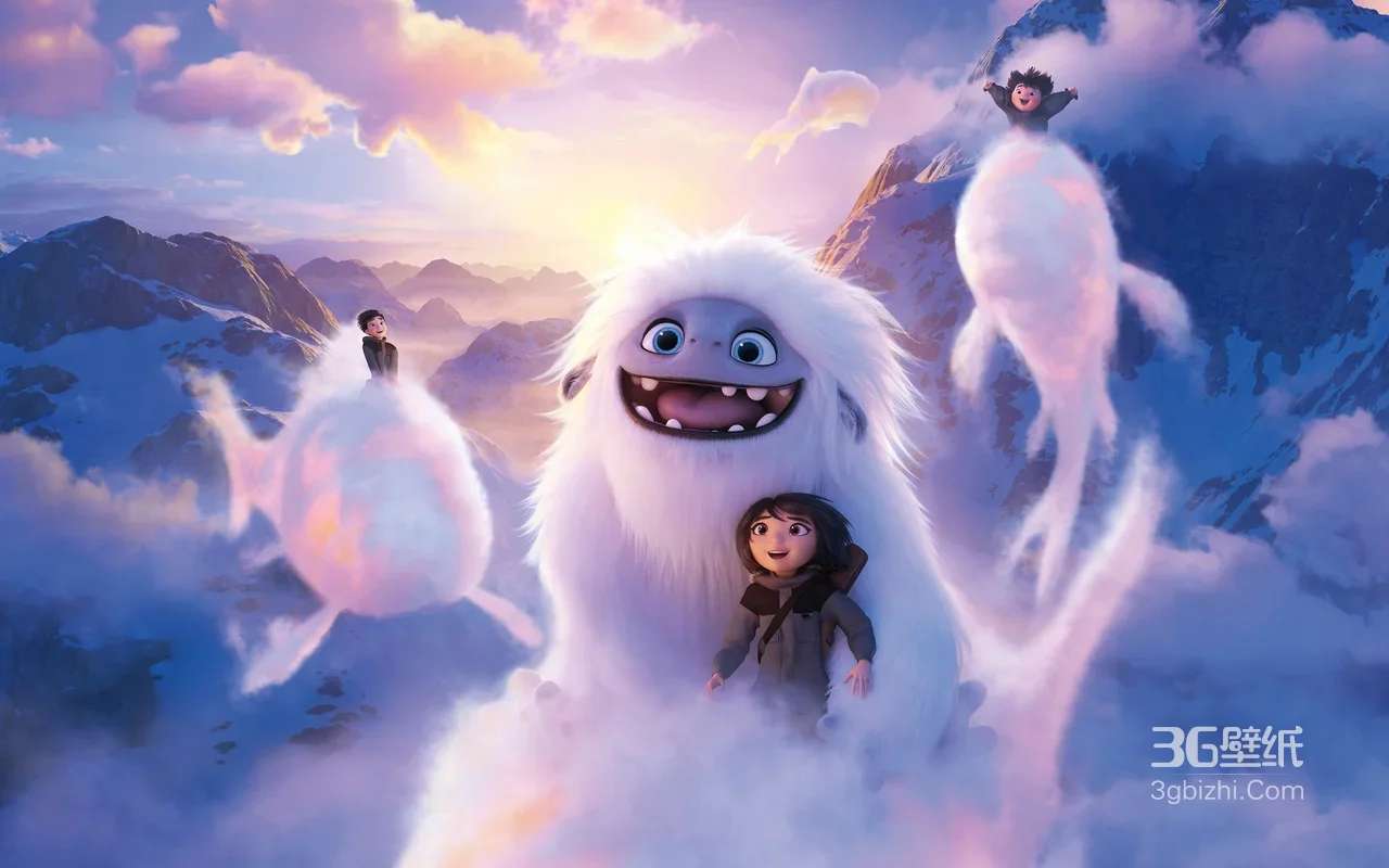 雪人大毛·国漫《雪人奇缘》治愈系雪境冒险壁纸1