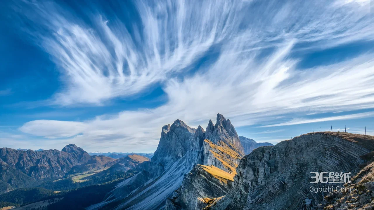 多洛米蒂峰林·唯美写实风 宽屏电脑壁纸1