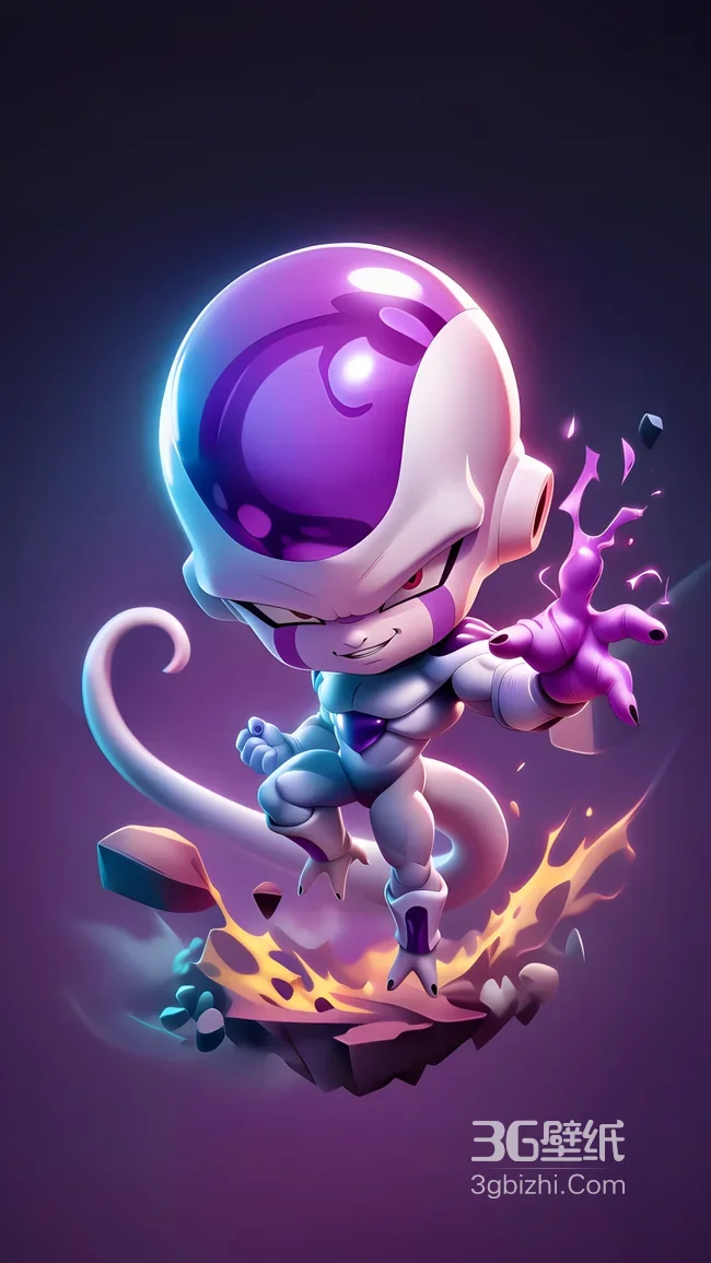 弗利萨·能量涌动 写实渲染《龙珠》动漫热血壁纸1