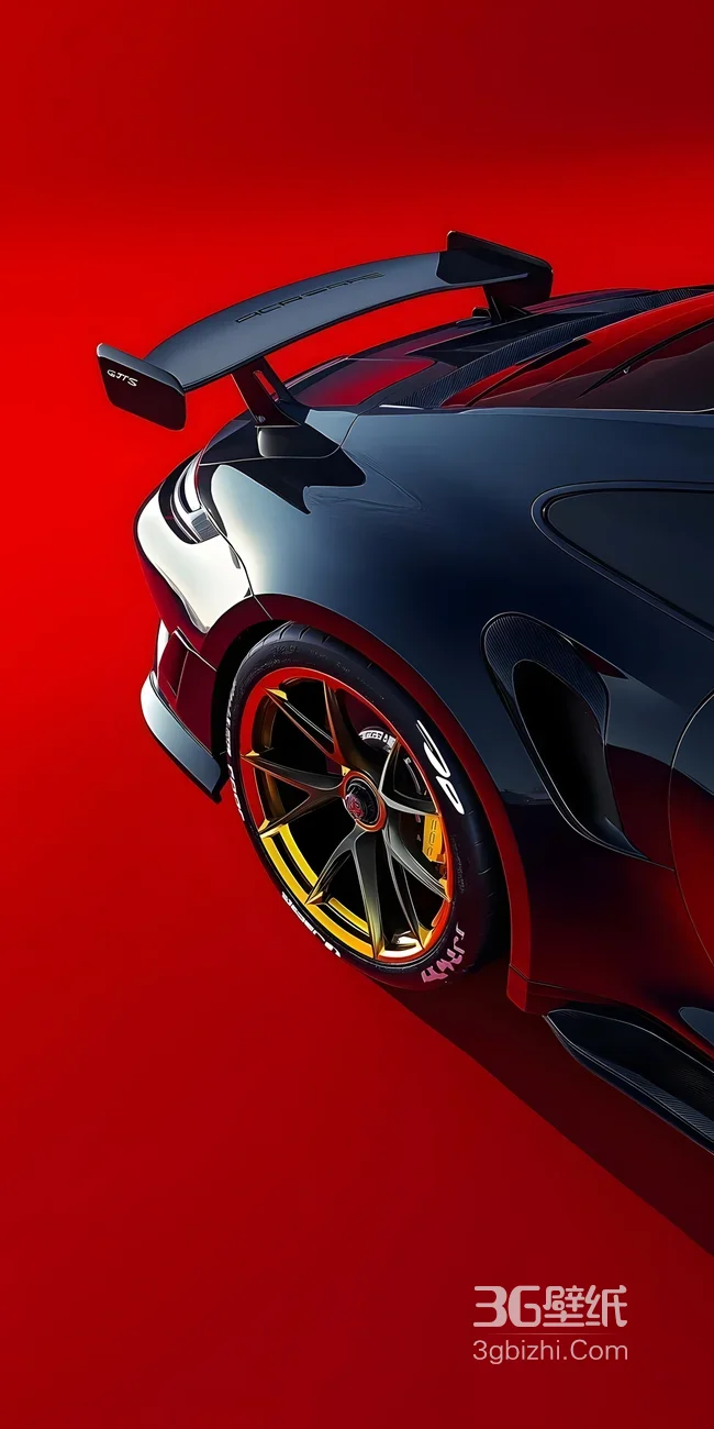 保时捷GTS跑车·写实炫酷风 超跑机械美学手机壁纸1