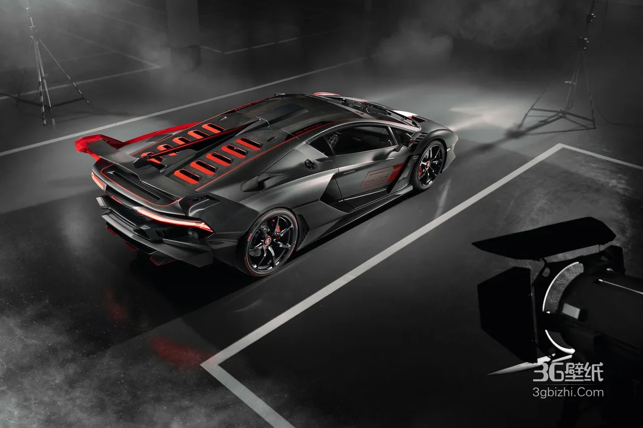 兰博基尼跑车·暗黑科技风 超跑视觉冲击电脑壁纸1