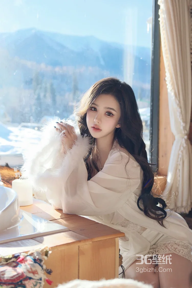 气质女生·蕾丝睡衣慵懒氛围 唯美居家风女生穿搭套图7