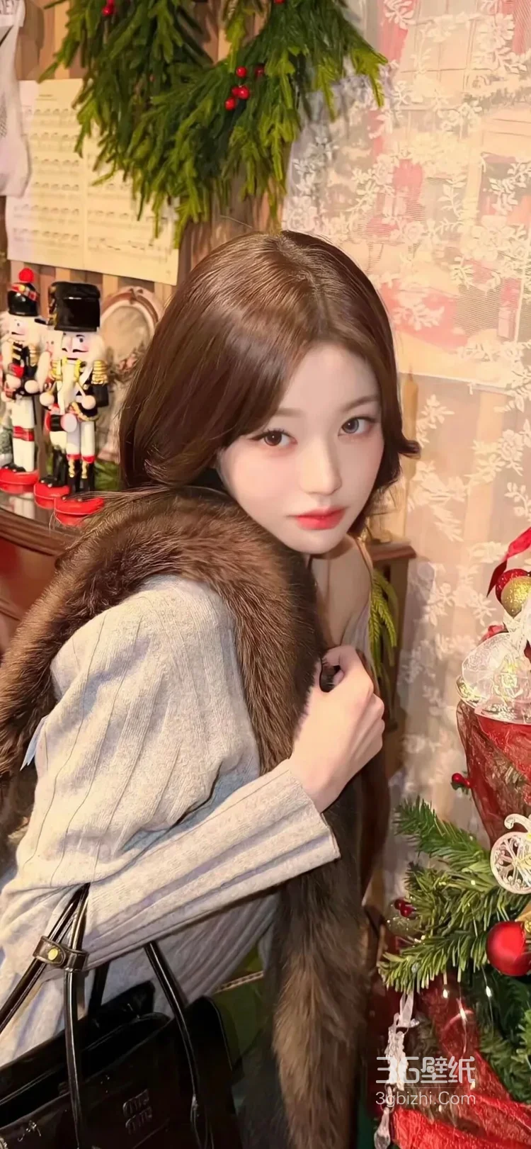 韩系甜妹双麻花辫+卡通发夹 温柔氛围感女生头像参考2