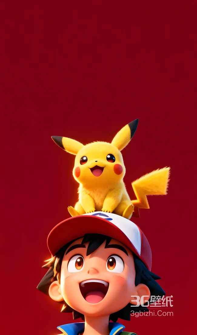 小智·皮卡丘 国漫风宝可梦冒险手机壁纸1