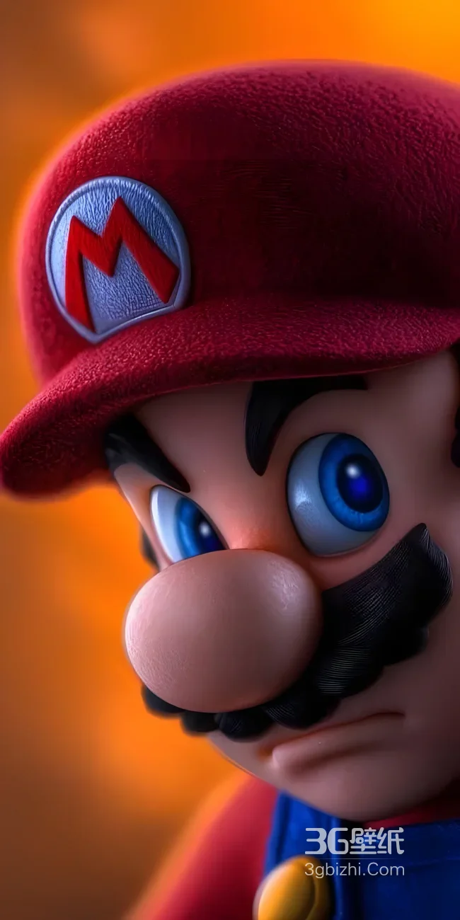 马里奥·写实3D风（游戏超级马里奥）手机壁纸高人气款1