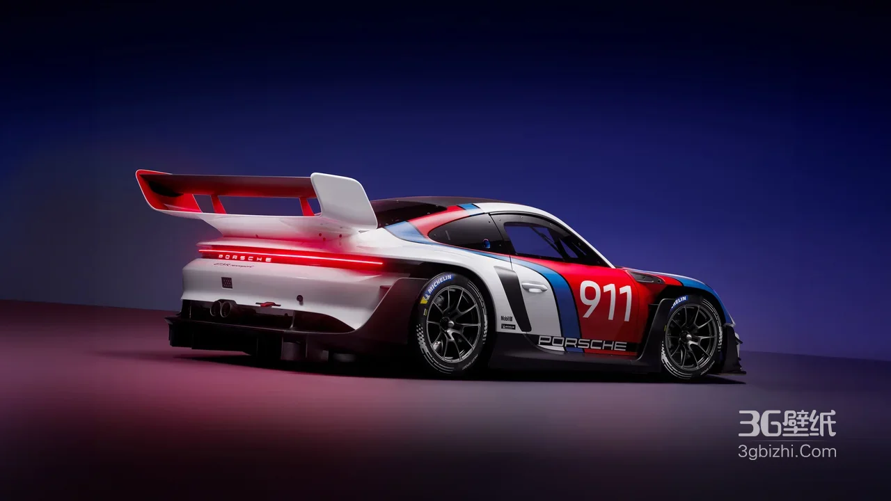 保时捷911赛车·写实竞技风·高质感赛车电脑壁纸1