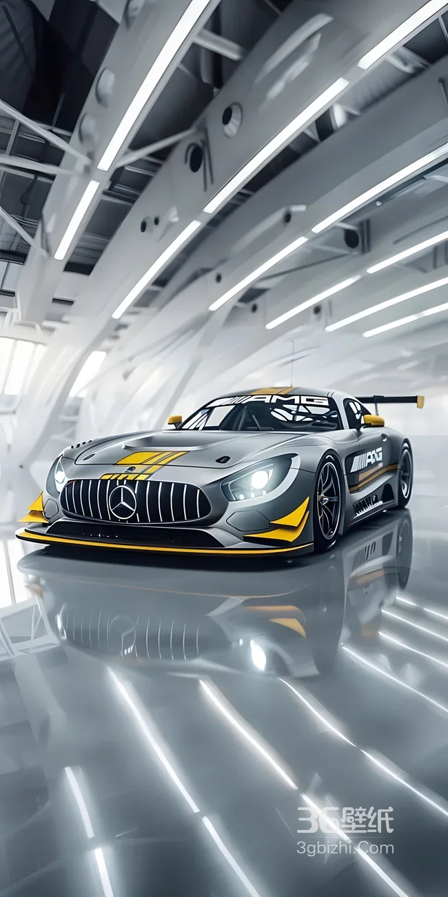 奔驰AMG赛车·科技写实风 高质感汽车壁纸1