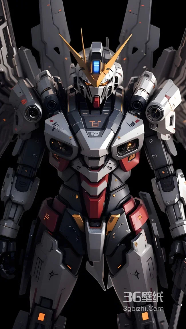 高达机甲·机械科幻风 动漫超燃机甲手机壁纸1