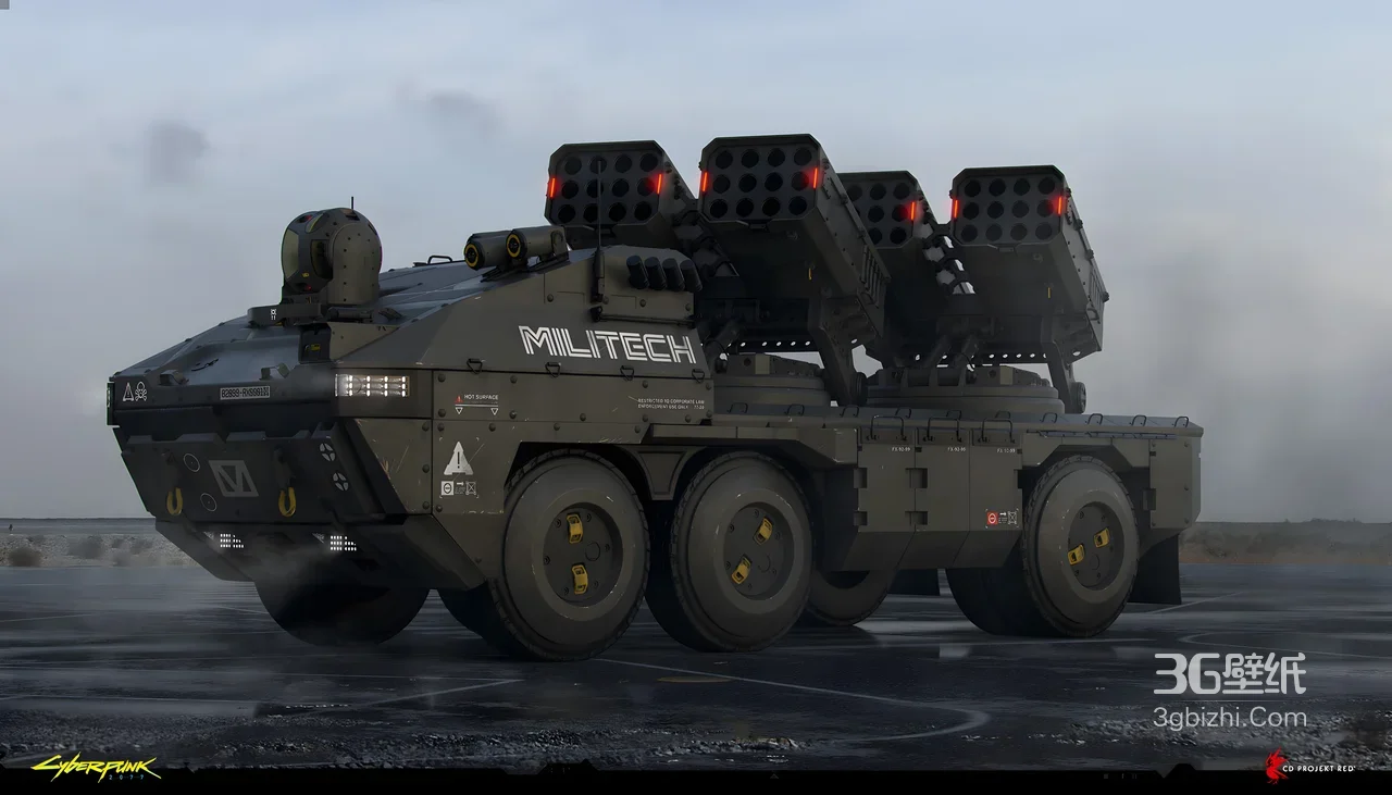 Militech战术载具·赛博朋克写实风·赛博朋克2077 宽屏壁纸1