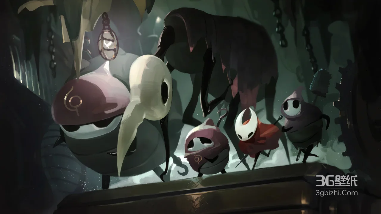 空洞骑士角色群·暗黑奇幻风 游戏场景电脑壁纸精选1