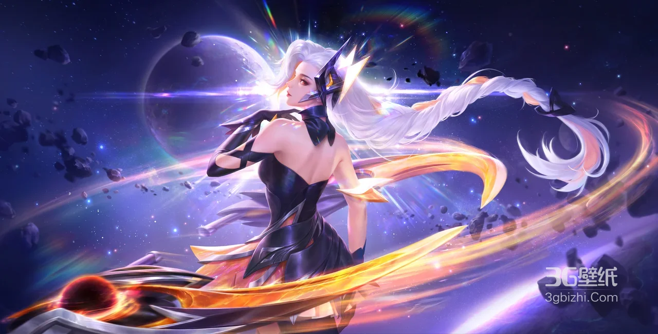 镜·星穹之声 王者荣耀 科幻星空风 宽屏车机壁纸1