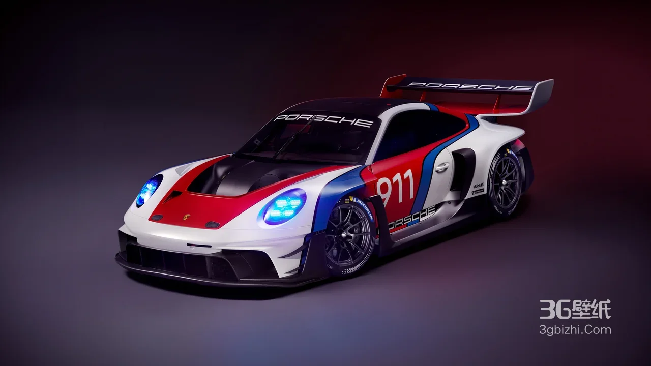 保时捷911赛车·写实竞技风·超跑电脑壁纸1