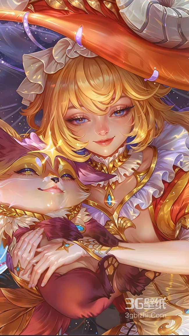 王者荣耀妲己·星梦伙伴相拥 唯美华丽游戏角色壁纸1