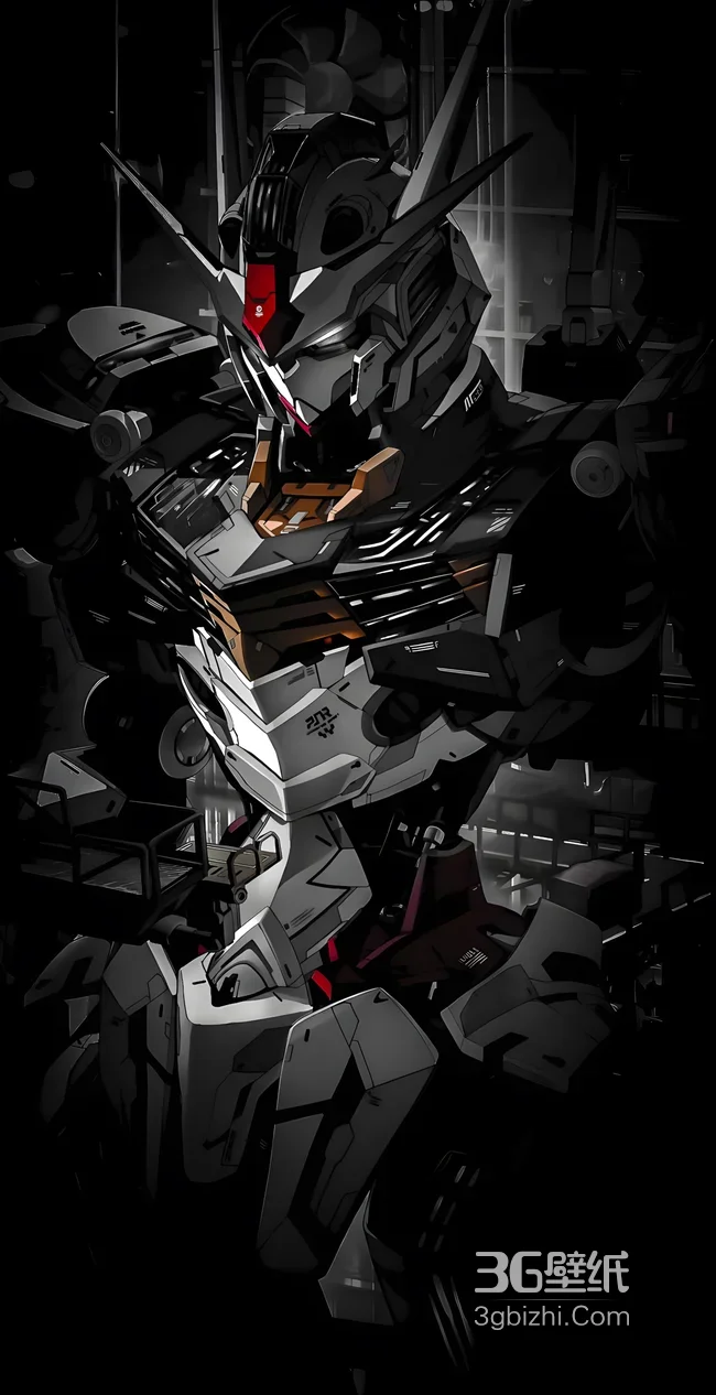 暗黑机械风高达机甲·冷峻质感 热门机甲手机壁纸1