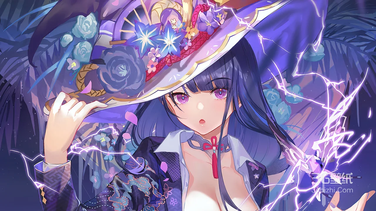 雷电将军·雷电环绕 二次元国风原神游戏壁纸1