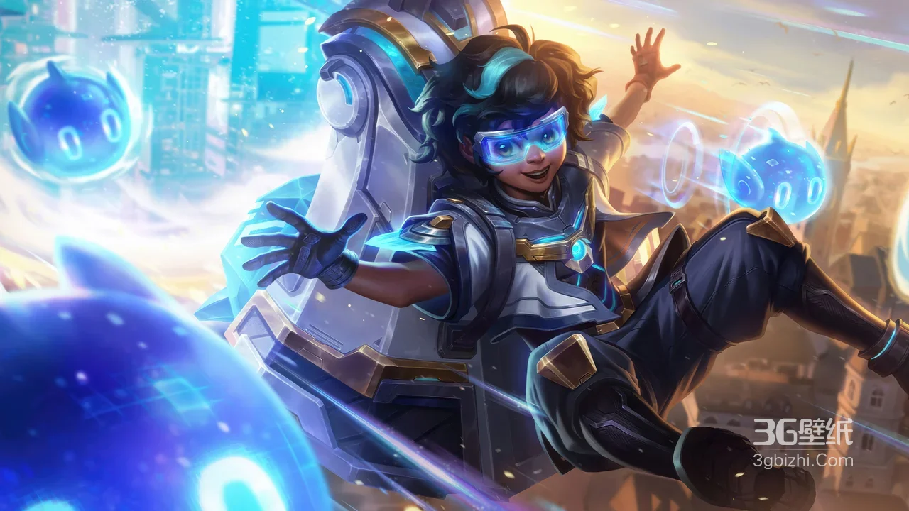 米利欧·魔法泡泡穿梭·科幻未来风·英雄联盟超高清壁纸1