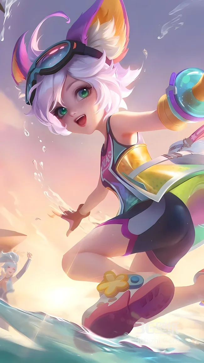 李元芳·夏日泳装 国漫风王者荣耀游戏壁纸1